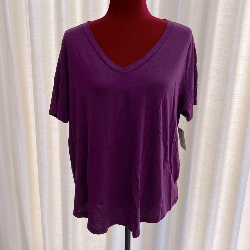 Terra & Sky purple top